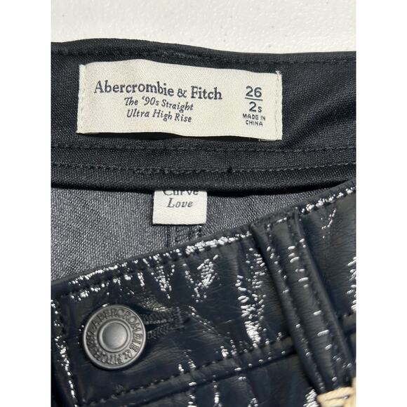 Abercrombie & Fitch Pants Womens 26P 90s Straight Ultra High Rise Curve Love NWT - Picture 6 of 13